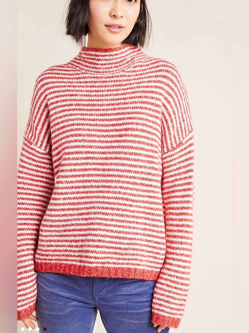 Anthropologie Linnea Mock Neck sweater
